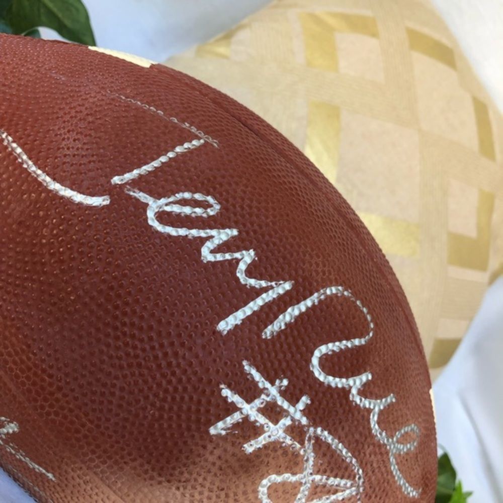 ❤️Ricky Watters + Jerry Rice Autographed Football - Picture 8 of 10